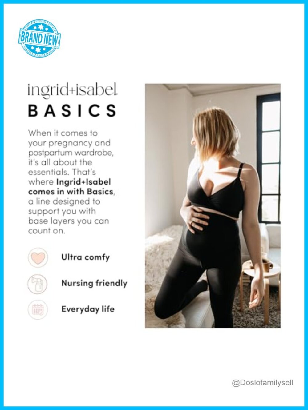 Postpartum Compression Leggings High Rise Tummy Control - Picture 5 of 6